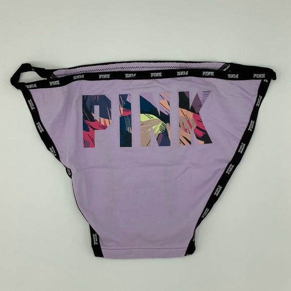 New Victoria’s Secret PINK Mini Logo String Bikini Panties - Large - Picture 2 of 3